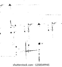 Vector grunge overlay texture. Black and white background