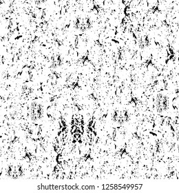 Vector grunge overlay texture. Black and white background