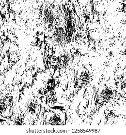 Vector grunge overlay texture. Black and white background