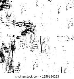 Vector grunge overlay texture. Black and white background