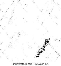 Vector grunge overlay texture. Black and white background