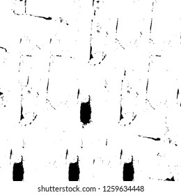 Vector grunge overlay texture. Black and white background