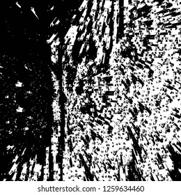 Vector grunge overlay texture. Black and white background