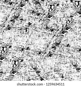 Vector grunge overlay texture. Black and white background