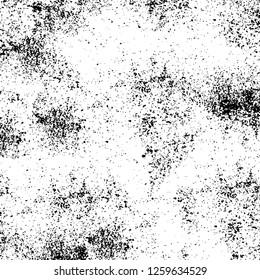 Vector grunge overlay texture. Black and white background