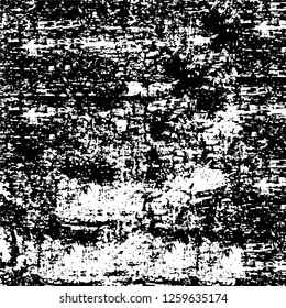 Vector grunge overlay texture. Black and white background