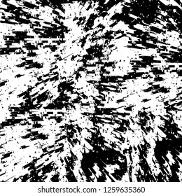Vector grunge overlay texture. Black and white background