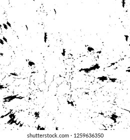 Vector grunge overlay texture. Black and white background