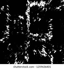 Vector grunge overlay texture. Black and white background
