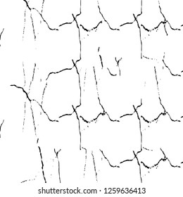 Vector grunge overlay texture. Black and white background