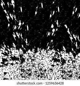Vector grunge overlay texture. Black and white background