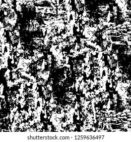 Vector grunge overlay texture. Black and white background
