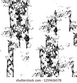 Vector grunge overlay texture. Black and white background