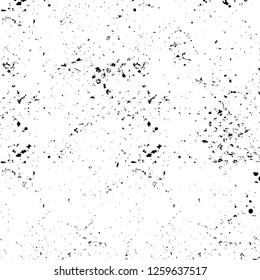 Vector grunge overlay texture. Black and white background