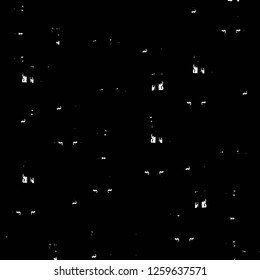 Vector grunge overlay texture. Black and white background