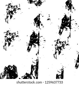 Vector grunge overlay texture. Black and white background