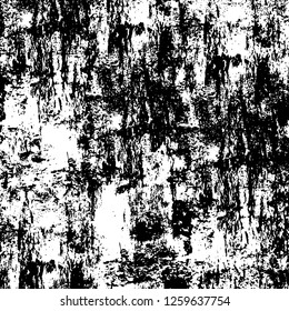 Vector grunge overlay texture. Black and white background