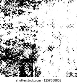 Vector grunge overlay texture. Black and white background
