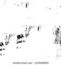 Vector grunge overlay texture. Black and white background