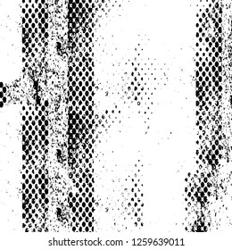 Vector grunge overlay texture. Black and white background