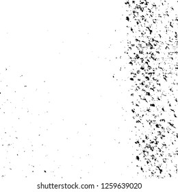 Vector grunge overlay texture. Black and white background