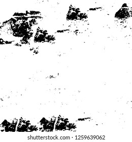 Vector grunge overlay texture. Black and white background