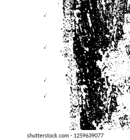 Vector grunge overlay texture. Black and white background