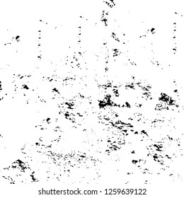 Vector grunge overlay texture. Black and white background