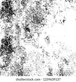 Vector grunge overlay texture. Black and white background