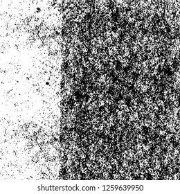 Vector grunge overlay texture. Black and white background