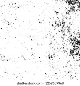 Vector grunge overlay texture. Black and white background