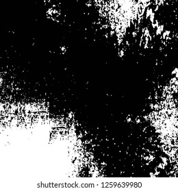 Vector grunge overlay texture. Black and white background