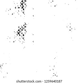 Vector grunge overlay texture. Black and white background