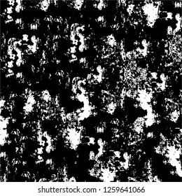 Vector grunge overlay texture. Black and white background