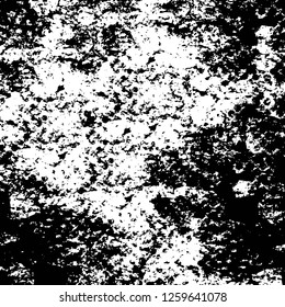 Vector grunge overlay texture. Black and white background