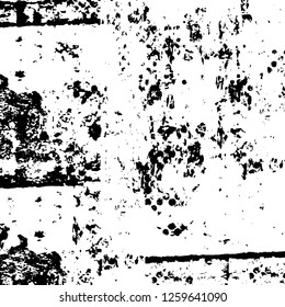 Vector grunge overlay texture. Black and white background