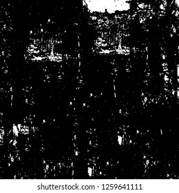 Vector grunge overlay texture. Black and white background