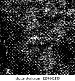 Vector grunge overlay texture. Black and white background