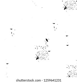 Vector grunge overlay texture. Black and white background