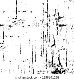 Vector grunge overlay texture. Black and white background