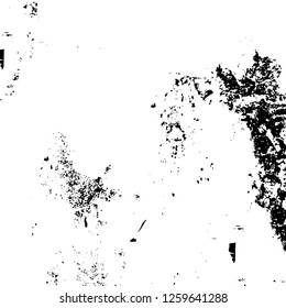 Vector grunge overlay texture. Black and white background