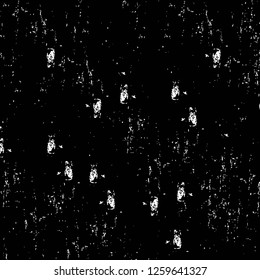 Vector grunge overlay texture. Black and white background