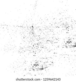 Vector grunge overlay texture. Black and white background