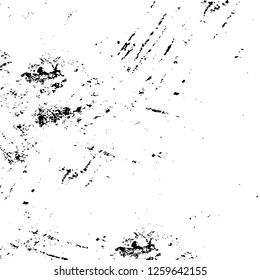 Vector grunge overlay texture. Black and white background