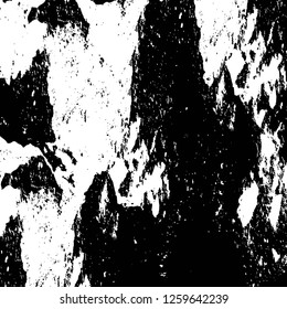Vector grunge overlay texture. Black and white background