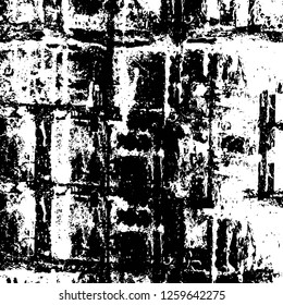 Vector grunge overlay texture. Black and white background