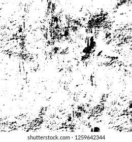 Vector grunge overlay texture. Black and white background