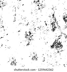 Vector grunge overlay texture. Black and white background