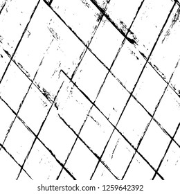 Vector grunge overlay texture. Black and white background