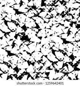 Vector grunge overlay texture. Black and white background